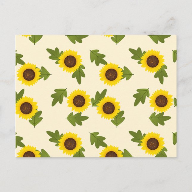 Postal Girasol (Anverso)