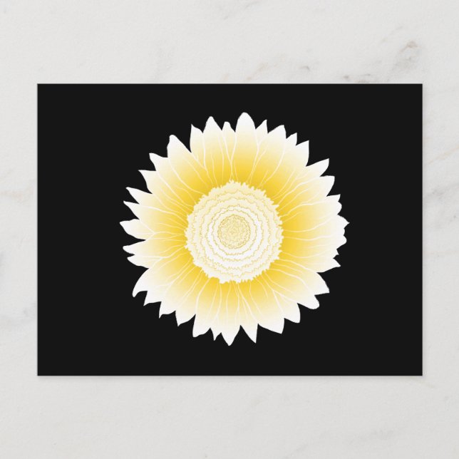 Postal girasol (Anverso)