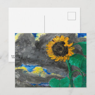 Postal Girasol Emil Nolde