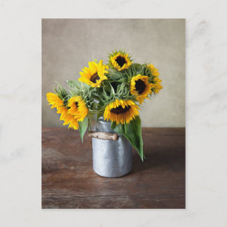 Postal Girasoles