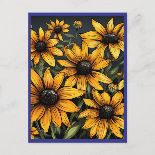 POSTAL GIRASOLES #1 (Anverso)