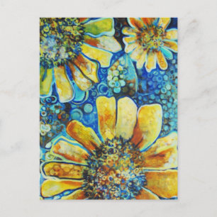 Postal Girasoles y Polk puntos