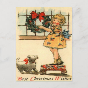 Postal Girl Hanging Wreath