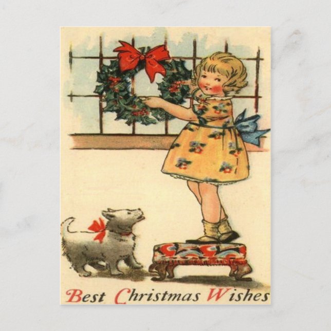 Postal Girl Hanging Wreath (Anverso)