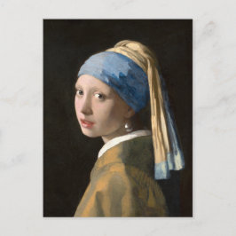 Postal Girl with the pearl earring - Johannes Vermeer