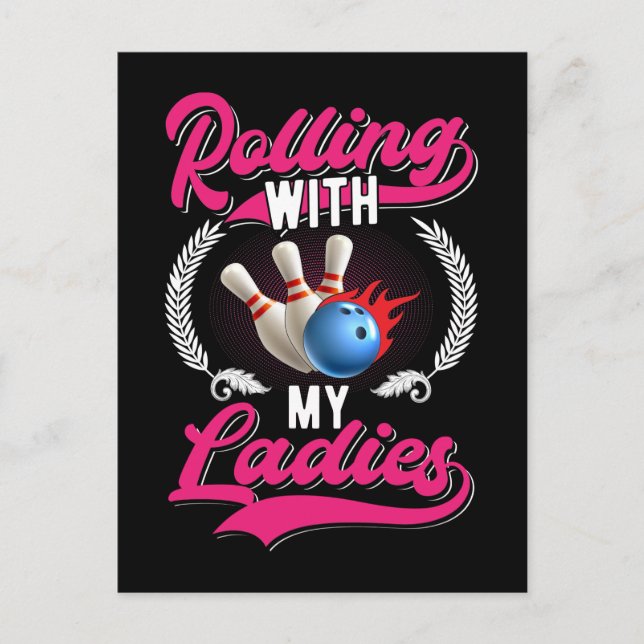 Postal Girls Bowling Team Quote for Bowler Women (Anverso)