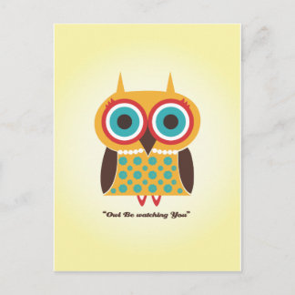 Postal Girly Owl