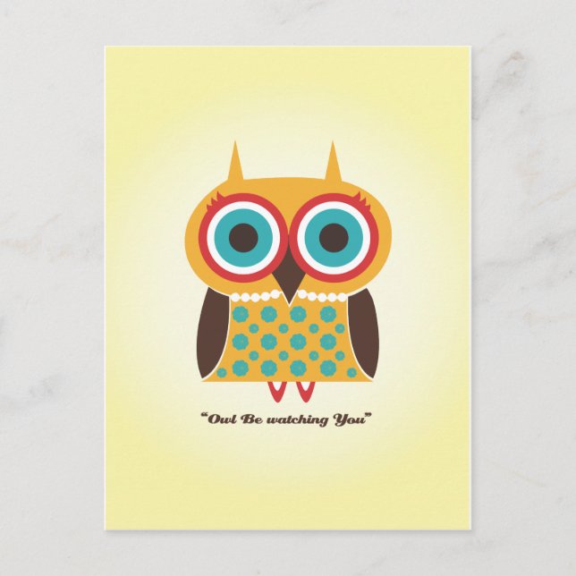 Postal Girly Owl (Anverso)