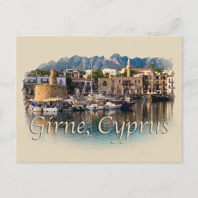 Postal Girne Cyprus: Harbour (Anverso)
