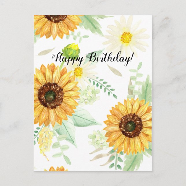 Postal Giro acuático (Anverso)