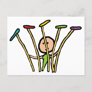 Postal Giro de placa