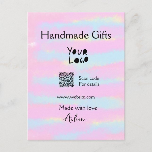 Postal Girona regalos hechos a mano por pequeñas empresas (Anverso)