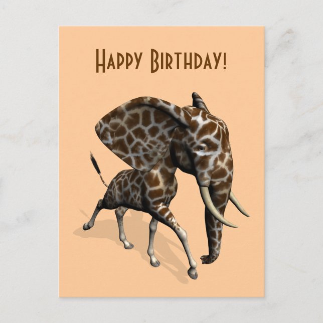 Postal Girphant O Eleffe (Anverso)