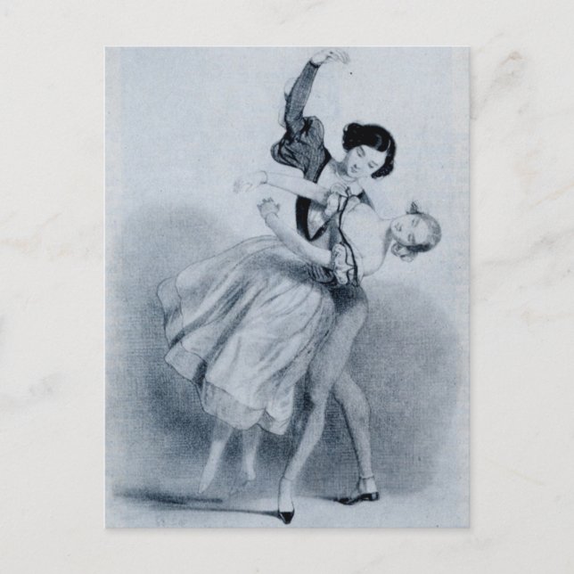 Postal Giselle (Anverso)