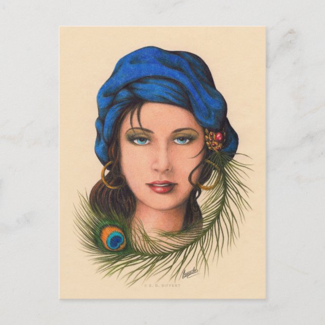 Postal Gitano (Anverso)