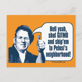 Postal Gitmo de cierre: trabajador sarcástico