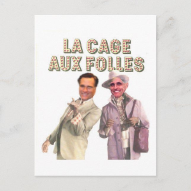 postal GIULIANI ROMNEY (Anverso)