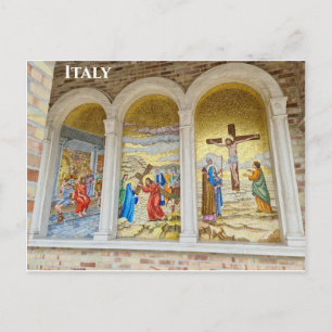 Postal Giulianova Italia Mosaico Italiano Foto de Viaje