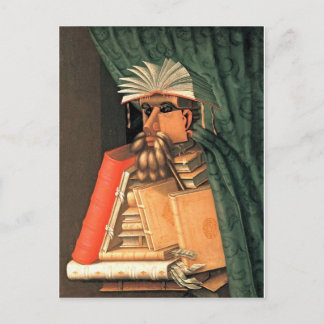 Postal Giuseppe Arcimboldo — Bibliotecario