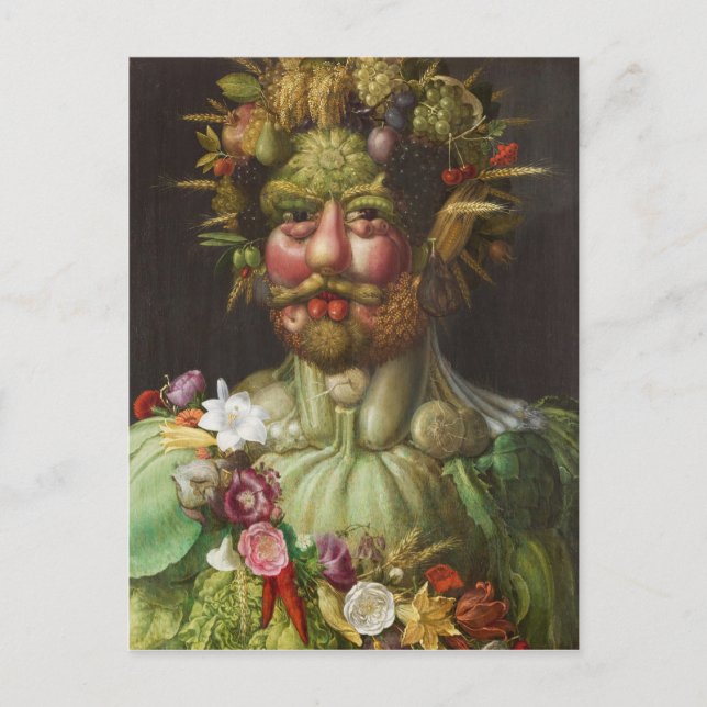 Postal Giuseppe Arcimboldo - Rudolf (Anverso)