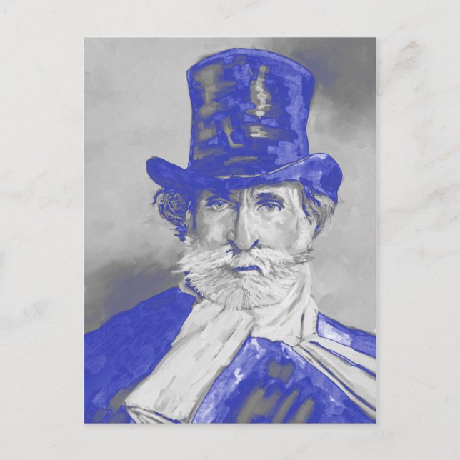 Postal Giuseppe Verdi (Anverso)