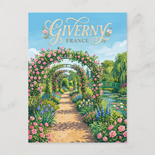 Postal Giverny Francia