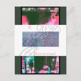 Postal Giving and receiving flowers(lace × Hong Kong)