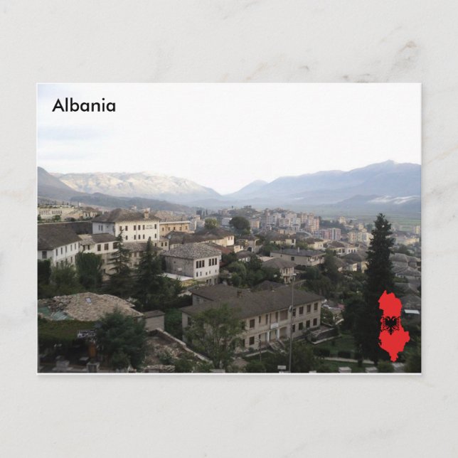 Postal Gjirokastër, Albania (Anverso)