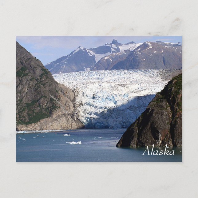 Postal Glaciar Alaska en barco de crucero (Anverso)