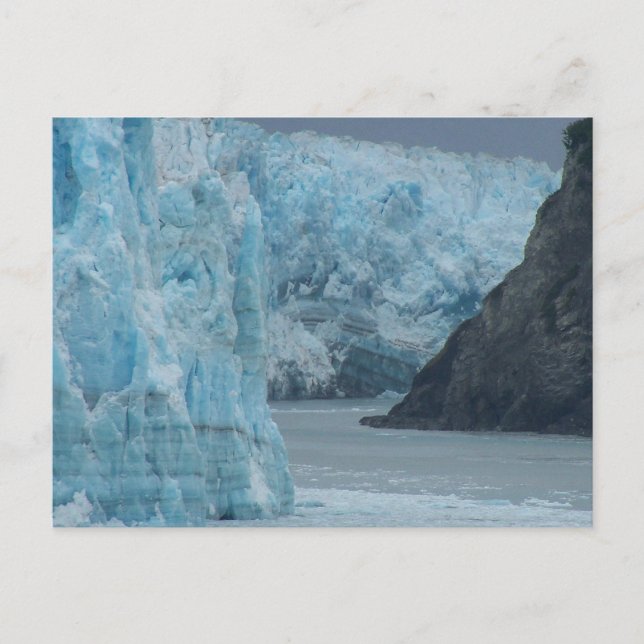 Postal Glaciar Alaska Hubbard (Anverso)
