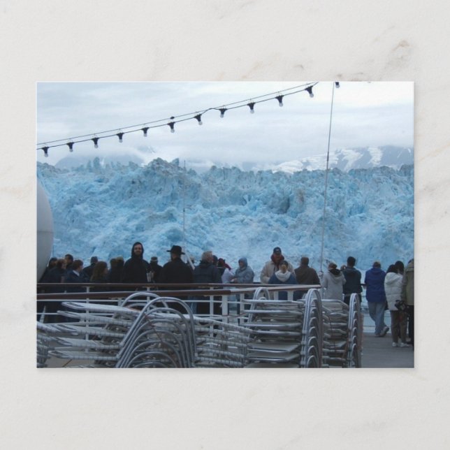 Postal Glaciar Alaska Hubbard (Anverso)