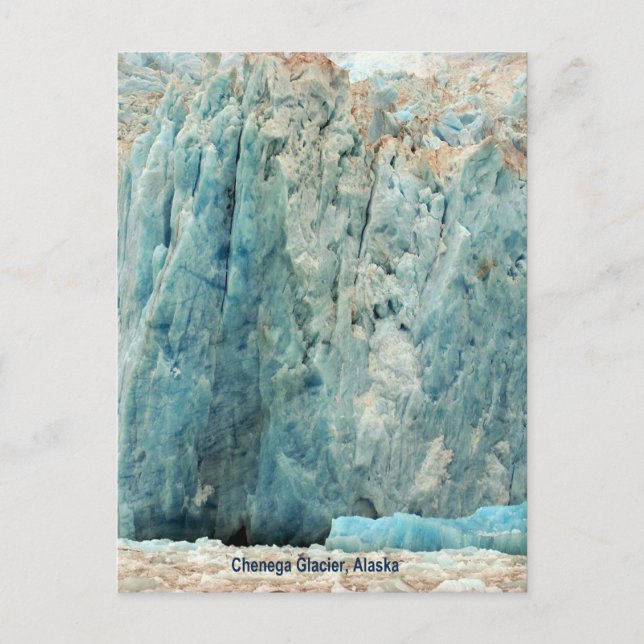 Postal Glaciar Chenega, Alaska (Anverso)