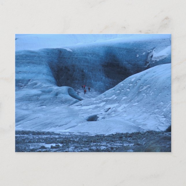 Postal Glaciar de Islandia (Anverso)