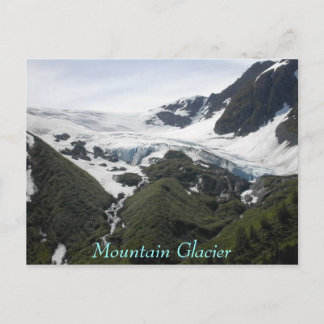 Postal Glaciar de montaña
