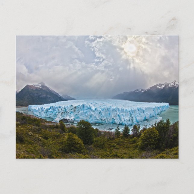Postal Glaciar Icy Foto Patagonia Sudamericana (Anverso)
