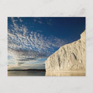 Postal Glaciar Jakobshavn en la bahía de Disko