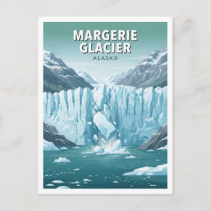 Postal Glaciar Margerie Gustavus Alaska Viajes