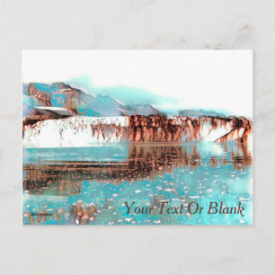 Postal Glaciar marino