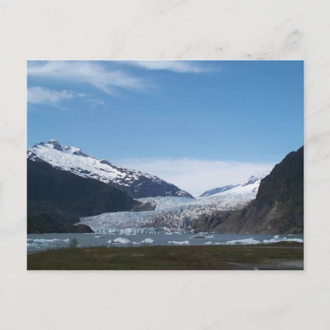 Postal Glaciar Mendenhall (Anverso)