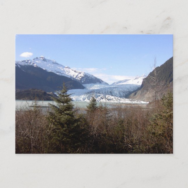 Postal Glaciar Mendenhall, Alaska (Anverso)