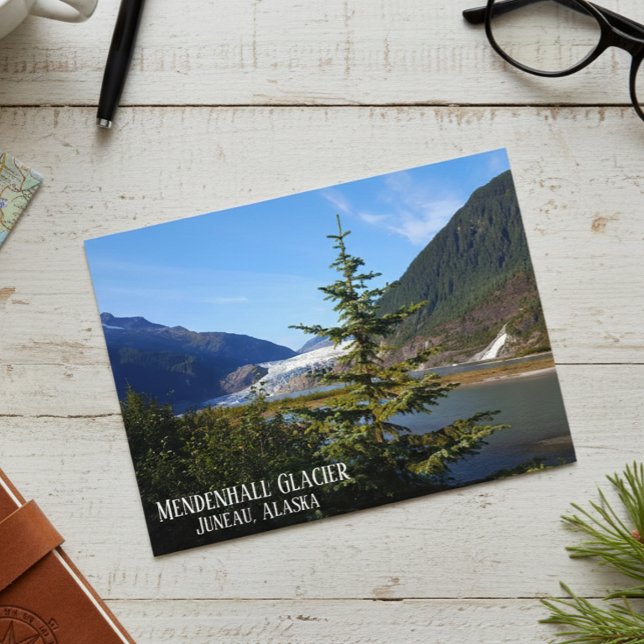 Postal Glaciar Mendenhall Juneau Alaska (Subido por el creador)