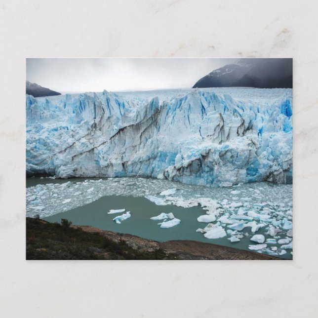 Postal Glaciar Moreno Y Lago Argentino (Anverso)