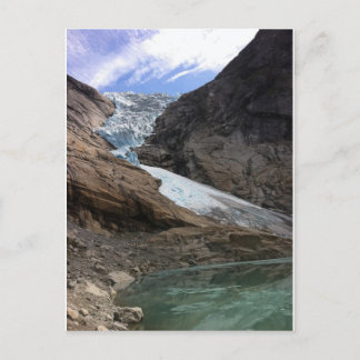 Postal Glaciar noruego