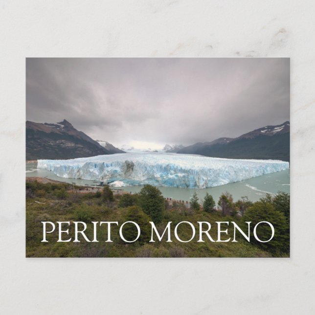 Postal Glaciar Perito Moreno, Argentina (Anverso)