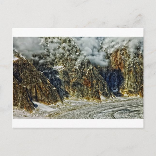 Postal Glaciar Ruth en Alaska (Anverso)