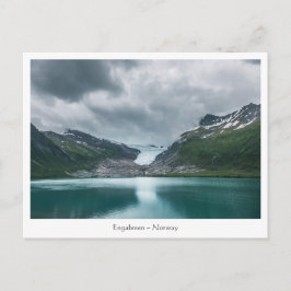 Postal Glaciar Svartisen Noruega