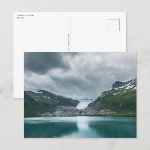 Postal Glaciar Svartisen Noruega