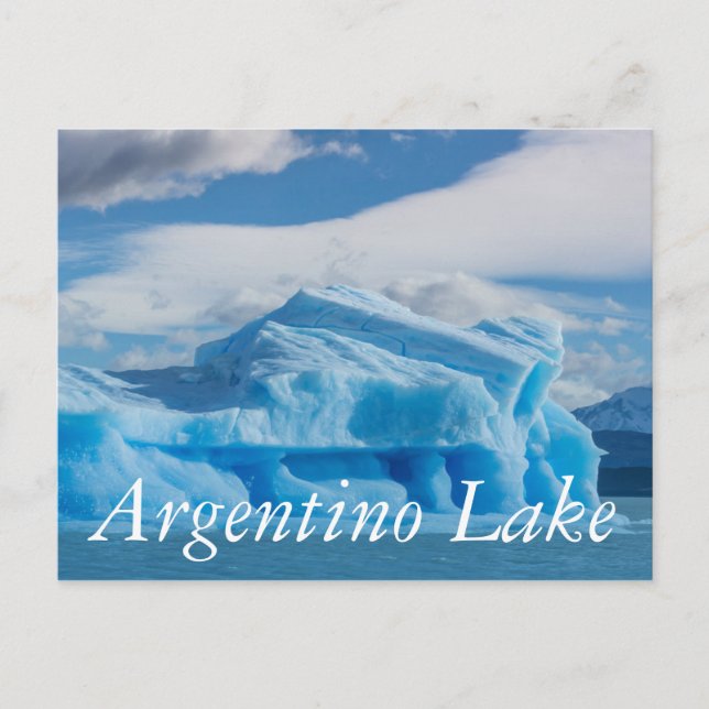 Postal Glaciares, Lago Argentino (Anverso)