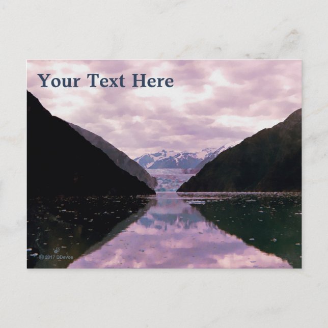 Postal Glacier Fjord (Anverso)