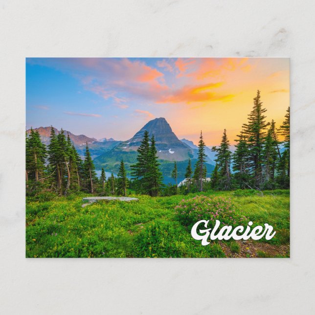 Postal Glacier National Park, Montana, United States (Anverso)